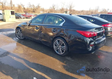 2014 Infiniti Q50 Sport из США, поврежденный, VIN JN1BV7AR2EM682382